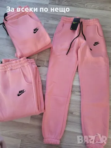 Дамско розово ватирано долнище Nike Код D1261, снимка 5 - Спортни екипи - 47813135