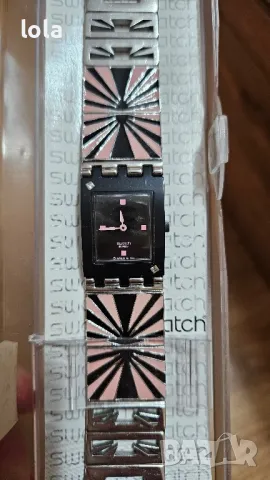 часовник Swatch, снимка 2 - Дамски - 47983617