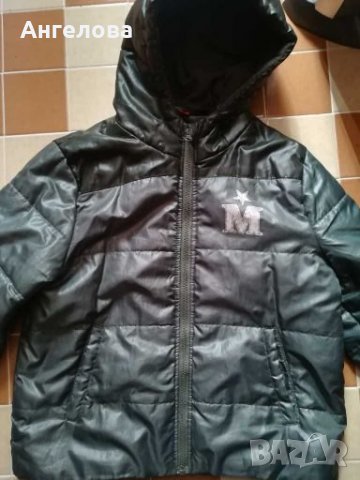 Маслено зелено детско яке, снимка 4 - Детски якета и елеци - 28294432