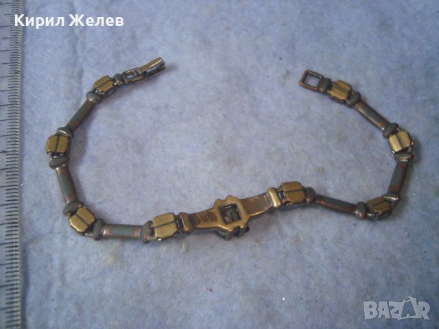 СТАРА БРОНЗОВА ВИНТИДЖ АРТ ДЕКО ГРИВНА 24337, снимка 2 - Антикварни и старинни предмети - 37744304