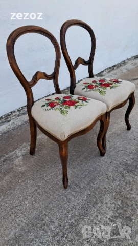 Ретро столове 2бр.№066, снимка 2 - Столове - 52801543