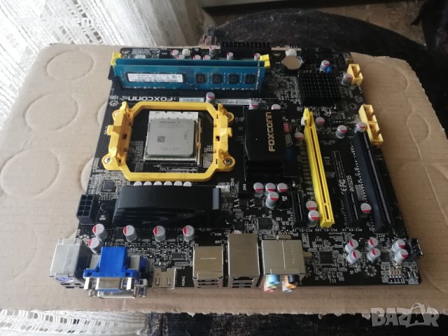 Дънна платка Foxconn A88GMX Socket AM3 CPU+FAN, снимка 2 - Дънни платки - 42959667