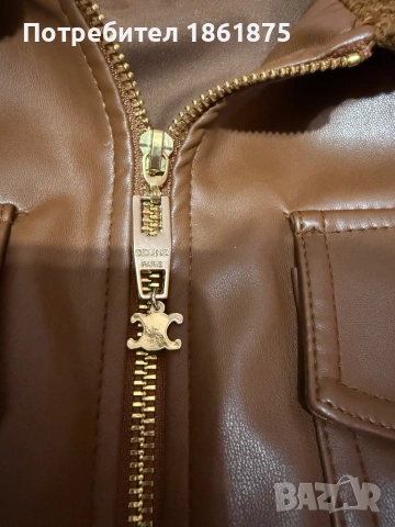 Кожено яке CELINE , снимка 4 - Якета - 53114826