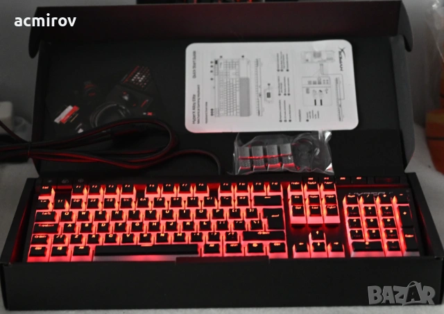 Чисто нови механични гейминг клавиатури HyperX Alloy Elite, USB Hub