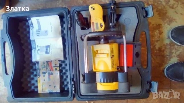 Нивелир Стабила Лазерен ротационен нивелир Stabila LAPR 100 с тринога Професионален,на половин цена!, снимка 5 - Други машини и части - 45178062