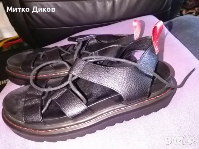 Маркови кожени женски сандали №40 нови, снимка 2 - Сандали - 49351214