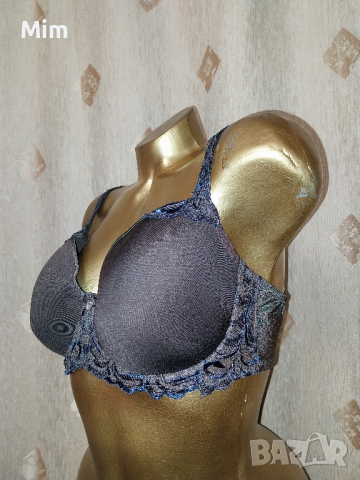 Triumph 80 D Кафяв сутиен с дантела , снимка 2 - Бельо - 44889544