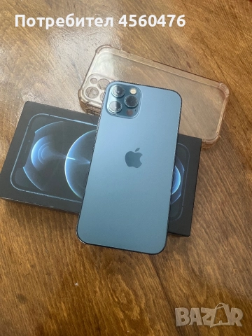 iPhone 12 Pro 128 gb Pacific Blue син много запазен, снимка 3 - Apple iPhone - 51978219