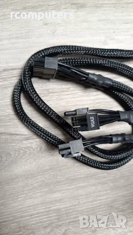 Захранващ кабел BEQUIET CP-6620 12 PIN GPU към 2x PCI-E 8 pin, снимка 2 - Кабели и адаптери - 40391205
