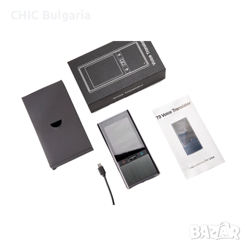 AI преводач със 106 езика, външна батерия 4800 mAh, стилен калъф + Подарък коледни лакомства, снимка 3 - Друга електроника - 52494632