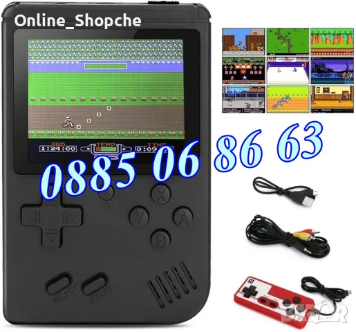 Преносима Ретро Конзола с 400 Вградени Игри + джойстик, снимка 2 - Други игри и конзоли - 48091326