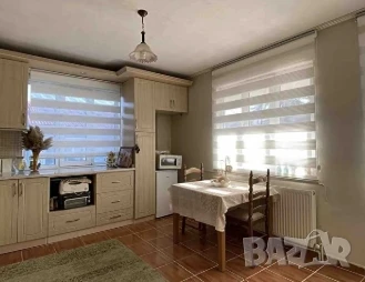 Щори ECD  Ролетни, Текстилни, Двойни, Без пробиване, Включен монтажен материал, Бял,Сив ,Бежов