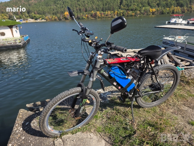 Продавам електрически алуминиев велосипед 500 вата кит 30 ah батерия, снимка 12 - Велосипеди - 51750382