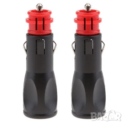 2бр Щекер за авто запалка Адаптер за запалка за кола, 12v 24v букса за автомобил, камион, щепсел