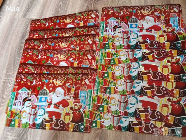 Красиви подложки за сервиране за Коледа и Нова година, снимка 8 - Декорация за дома - 52914790