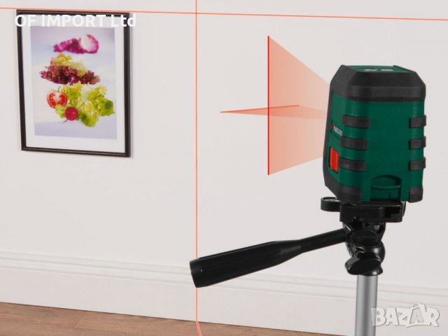 Лазерен Нивелир с Кръстосани Линии и Тринога PARKSIDE, снимка 4 - Измервателни инструменти - 39371380