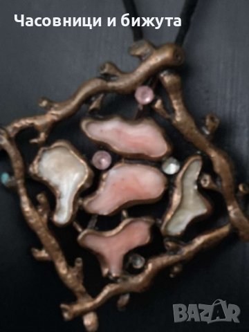 Красиво колие с камъни, снимка 2 - Колиета, медальони, синджири - 37585881