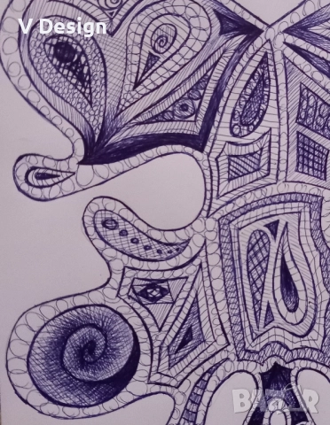 Абстрактна Картина "Пеперудени криле"