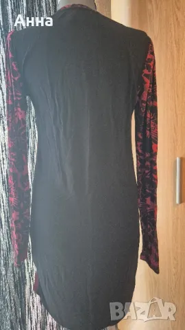 рокля desigual с дълъг ръкав размер L, снимка 4 - Рокли - 50206662