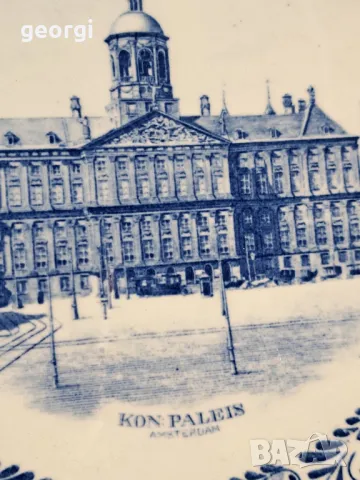 холандска декоративна порцеланова чиния   22/2, снимка 3 - Декорация за дома - 49183177