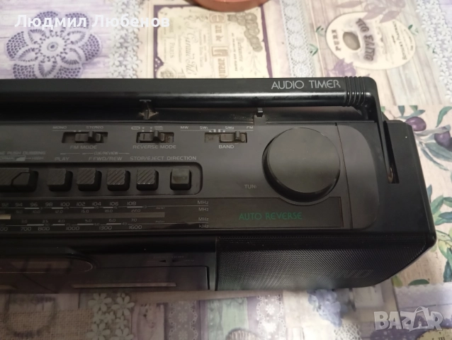 Радиокасетофон Sanyo, снимка 5 - Радиокасетофони, транзистори - 52448913