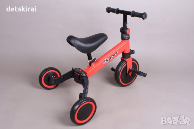 Триколка - колело за баланс - 4в1  , снимка 2 - Детски велосипеди, триколки и коли - 37373351