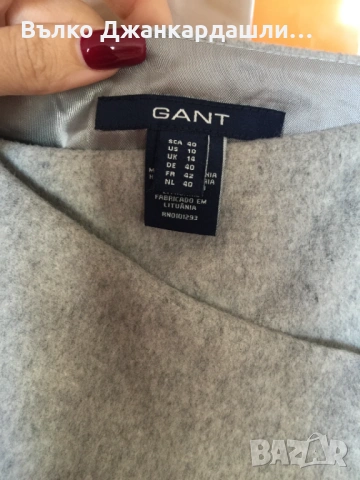 Пола Gant (вълна и кашмир), размер 40 (L), снимка 6 - Поли - 53190272