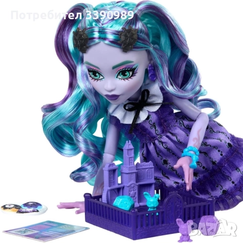 Чисто нова кукла Monster High Twyla (Fearbook серия), снимка 5 - Кукли - 52379927