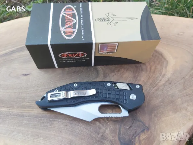 Сгъваем нож MICROTECH Stitch Ram-Lock, снимка 4 - Ножове - 49333858