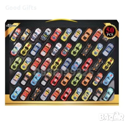 Голям комплект метални колички, 50броя метални коли сет, снимка 2 - Коли, камиони, мотори, писти - 47422315