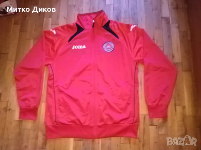 Горнище на Локомотив София марково на Джома на карате отбора размер Л отлично, снимка 2 - Футбол - 48824872