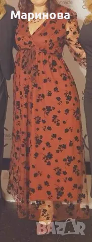 Официална рокля бордо, снимка 4 - Рокли - 48687977