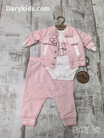 Бебе комплекти за момиче от три части 