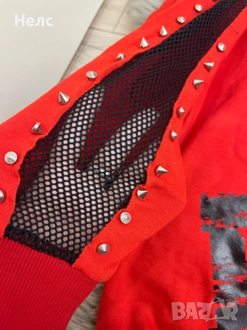 Интересна блузка, снимка 3 - Блузи с дълъг ръкав и пуловери - 53315518