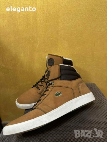 Мъжки кожени зимно обувки LACOSTE Orelle Put 2 Honey , 46 размер, снимка 5 - Други - 53134879