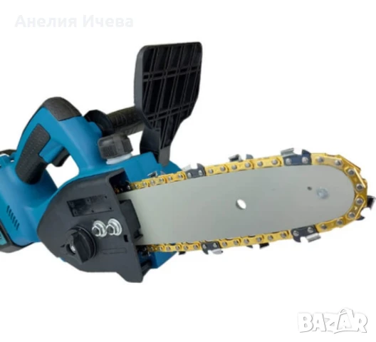 Акомулаторен трион с 2 шини и 2 броя 36V  8AH