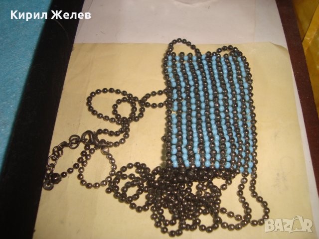 ВИНТИДЖ МЪНИСТЕНА МЕТАЛНА ОГЪРЛИЦА МНОГО СТИЛНА и КРАСИВА 19160, снимка 3 - Колиета, медальони, синджири - 34896199