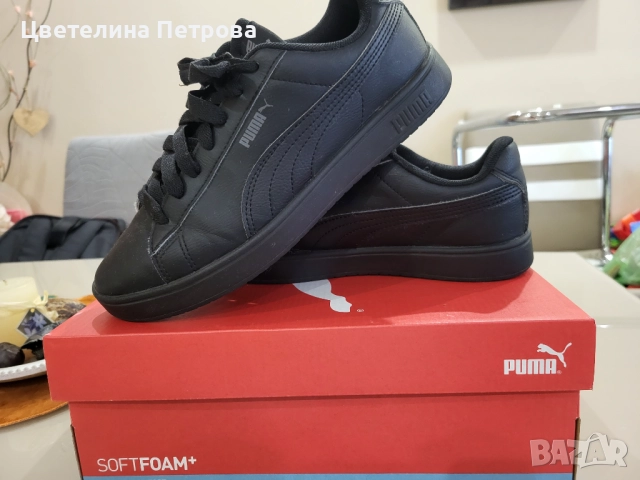 Puma Спортни обувки Rickie Classic с еко кожа за момче, 39 номер, снимка 1