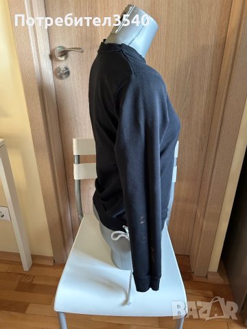 Дамска черна блуза с връзки, снимка 10 - Блузи с дълъг ръкав и пуловери - 43076179