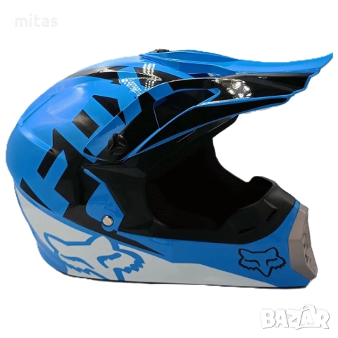 Кросова каска FOX, Full Face, DOT, Размер:XL - Вело, Мото, Скутер, АТВ, снимка 3 - Части за велосипеди - 52381970