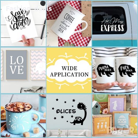 Нови винилови листове Трансферна лента за декорация проект изкуство, снимка 4 - Други - 39365951