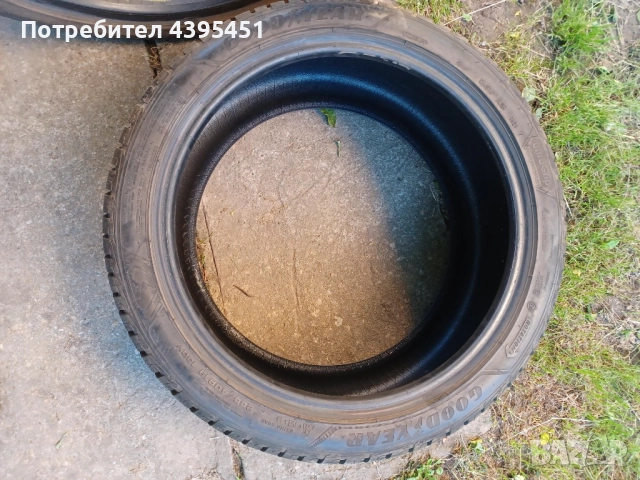 Зимни Гуми 255/40/19 100V 2бр. GOODYEAR като нови 7мм, снимка 2 - Гуми и джанти - 52649940