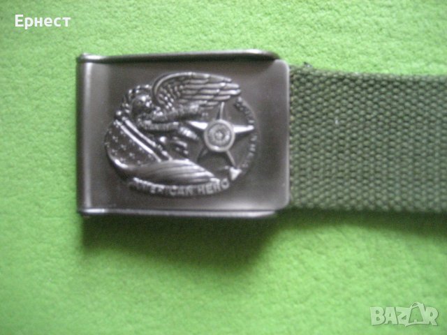  Оригинален щатски колан с тока American hero