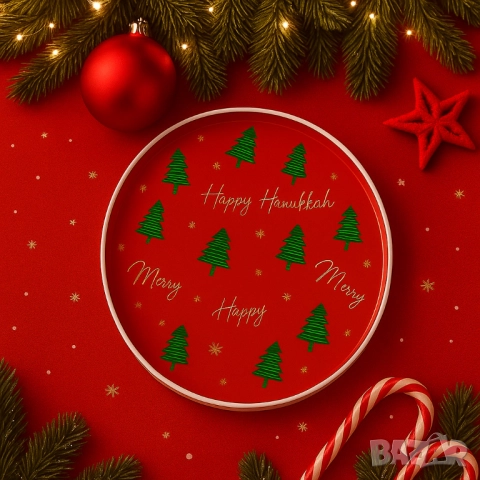 Практична Коледна табла с елхички, снимка 2 - Други стоки за дома - 52053230