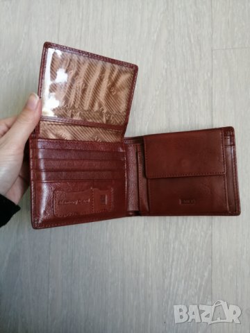 Кожено портмоне Естествена кожа Art Мъжко портмоне Портфейл, снимка 5 - Портфейли, портмонета - 39446718