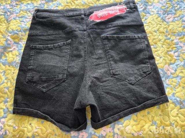 черни къси дънки Паус, снимка 2 - Дънки - 50591454