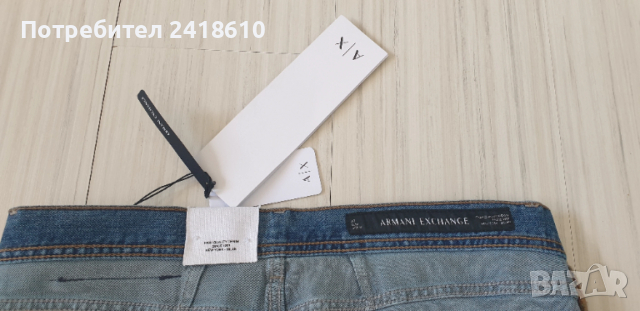 Armani Exchange A/X  Slim Fit Mens Size 31/32 НОВО! ОРИГИНАЛ Мъжки Дънки!, снимка 2 - Дънки - 53043450