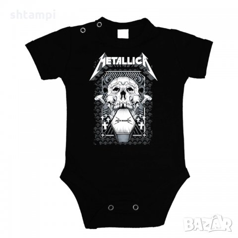 Бебешко боди Metallica 24, снимка 2 - Бодита за бебе - 33298297