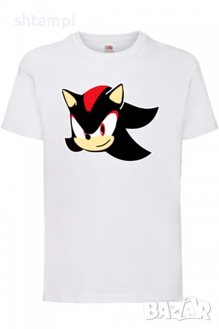 Детска тениска,Sonic Shadow 001,Соник,Игра,Изненада,Подарък,Празник,Повод