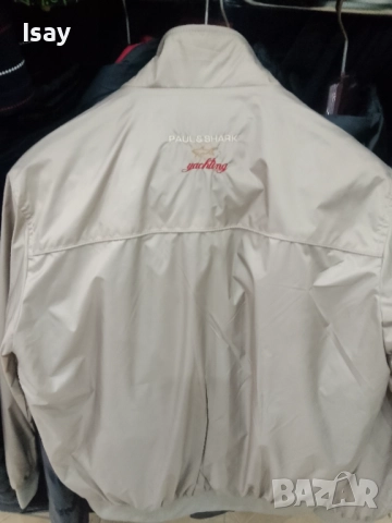 Мъжко пролетно есенно яке Паул Шарк в бежав цвят , снимка 8 - Якета - 52375869